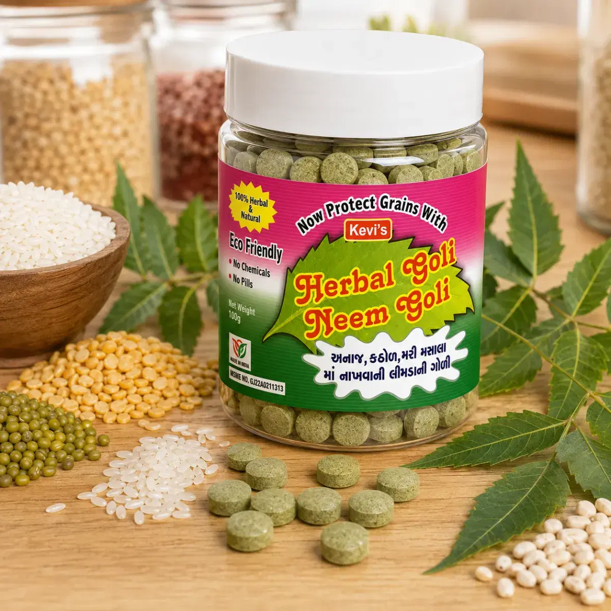 Kevi's Neem Goli — Grain Protector