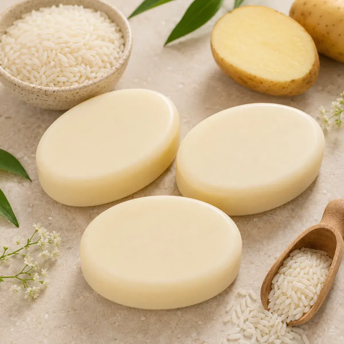 Kevi's Rice Potato Soap (Pack of 3)